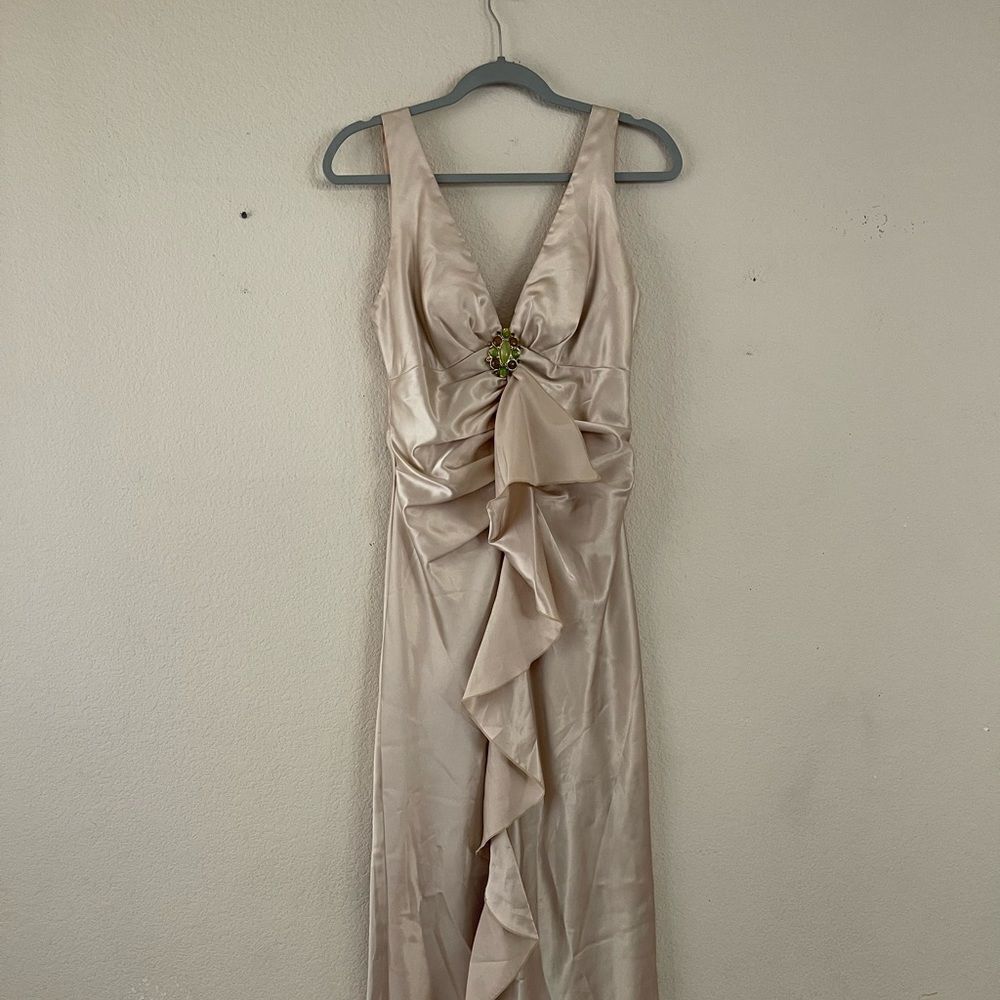 Y2k prom homecoming satin gown - Picture 2 of 8